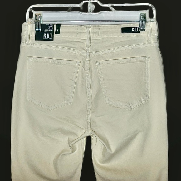 NWT Kut from the Kloth High Rise Connie Fab Ab Ankle Skinny Jeans w/ Raw Hem, 2 - Picture 7 of 15